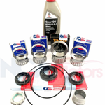 Freelander 2 Rear Differential Full Bearing & Seal Repair Kit & 1L Diff Oil OEM (to BH257090)