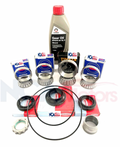 Freelander 2 Rear Differential Full Bearing & Seal Repair Kit & 1L Diff Oil OEM (to BH257090)