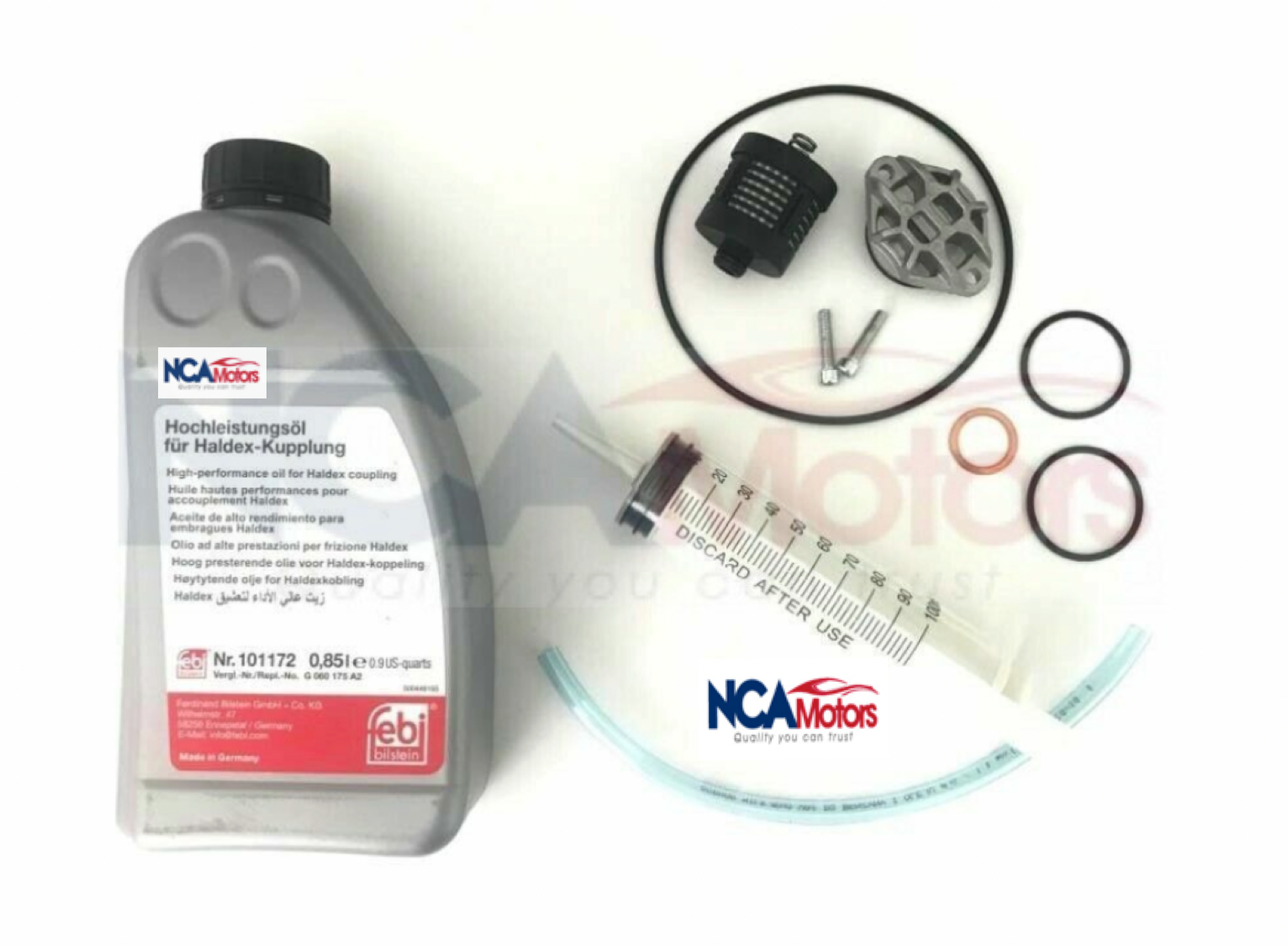 Gen 3 Volvo S40 S60 S80 V50 V70 XC70 XC90 Haldex Service kit with Filter & Febi Oil