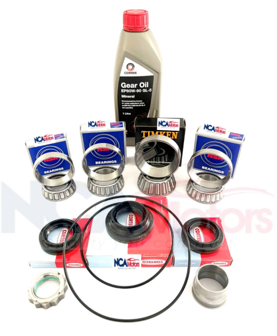 Range Rover Evoque Rear Differential Full Bearing and Seal Repair Kit & 1L Oil OEM