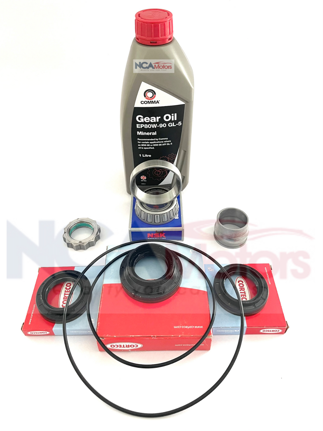 Range Rover Evoque Rear Differential Minor Bearing and Seal Repair Kit With Oil (OEM)